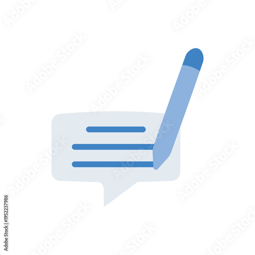 Content editing and professional blog writing icon