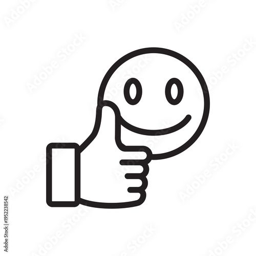 Brand ambassador endorsement and customer approval icon