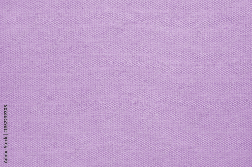 Fototapeta premium Purple pastel cotton fabric cloth texture for background, natural textile pattern.