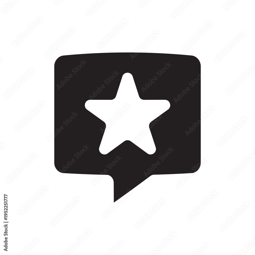 Obraz premium Favorite Review and Customer Testimonial Icon