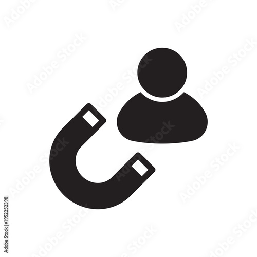 Lead Magnet and Customer Attraction Marketing Icon