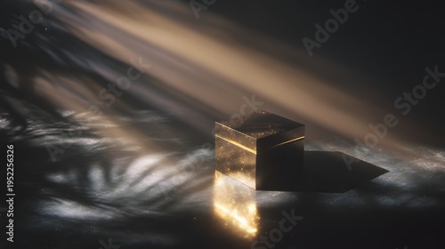 a captivating visual of a futuristic scene set against a dark background