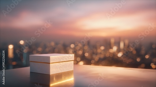 a striking scene featuring a piece of luxury furniture, possibly a table or nightstand, with a uniqu