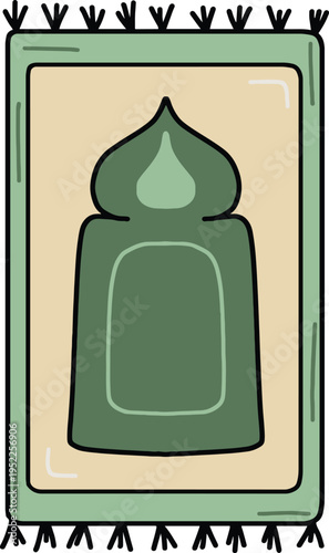 Decorative Islamic Prayer Mat