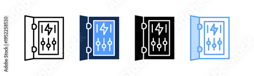 Electric Control Icon Multiple Style