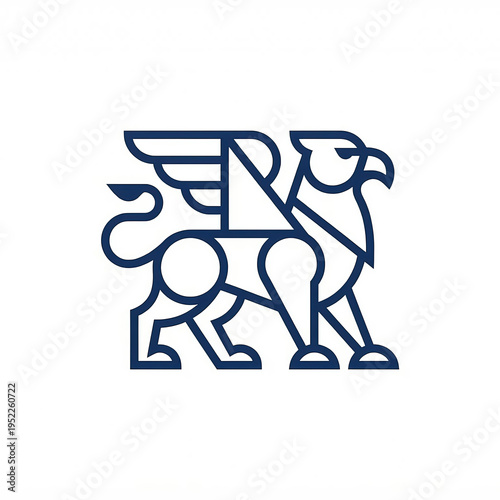 Wallpaper Mural vector illustration Logo of a Griffin Torontodigital.ca