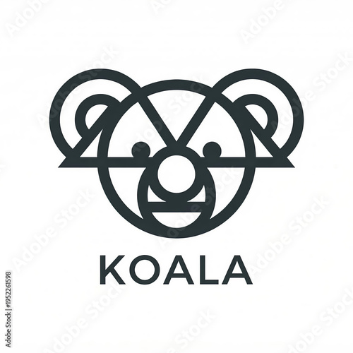 Wallpaper Mural Koala ilustration of symbol logo design Torontodigital.ca
