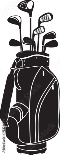 Golf icon, logo isolated on white background 2