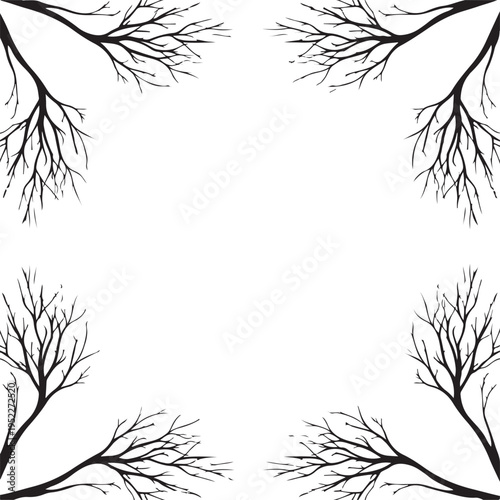 Halloween Scary Frame Border