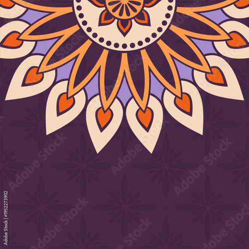 Invitation card with color ...