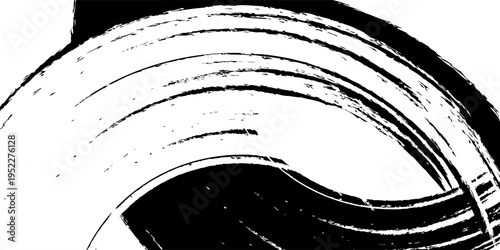 Vector brush sroke texture. Distressed uneven grunge background. Abstract distressed vector illustration. Overlay over any design to create interesting effect and depth. Black isolated on white. EPS10