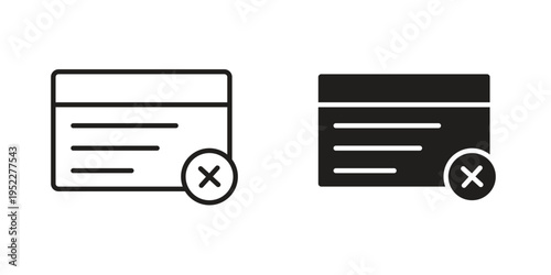 Credit limit icon with black color and editable vector
