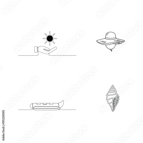 Line of hands, transportation, and line hand conch shell electric toothbrush