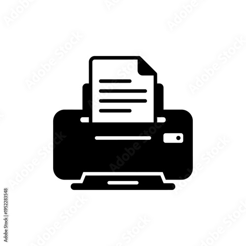 Printer icon. printer vector illustration