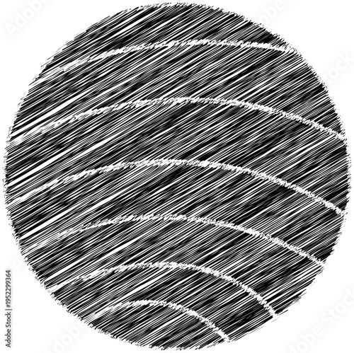 Futuristic Sphere Mesh Grid with Wireframe Globe Design, Digital Earth Ball Surrounded by Scribed Circular Lines and Network Connections, Geometric Technology Sphere with Connected Lines