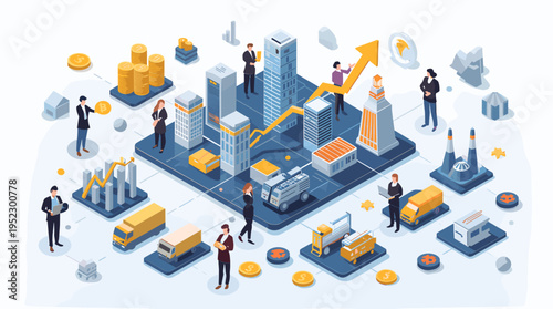 A minimalist illustration of a person in business attire walking, representing progress and forward momentum. Ideal for concepts like career growth or