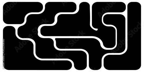 Black vector icon illustration of a car and truck symbol for business print design and office equipment sign