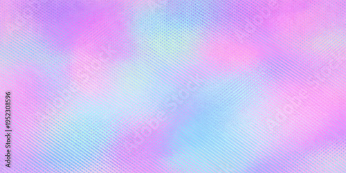 A seamless vector illustration features a bright, colorful abstract background with geometric lines and a rainbow gradient design, blending blue and pink light into a blurred art wallpaper texture