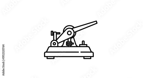 Industrial metal paper hole punch machine.