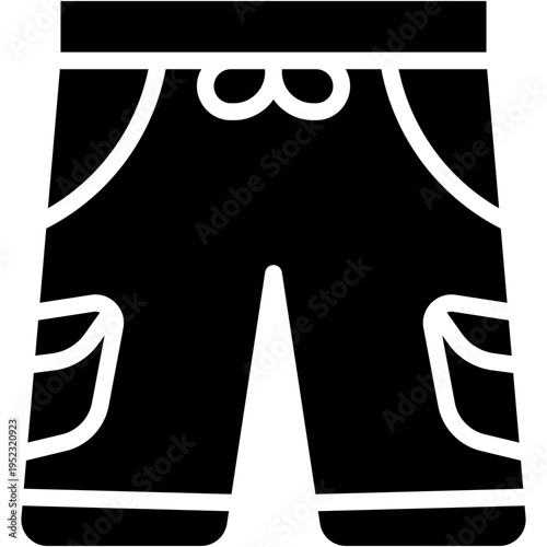 Summer Swim Shorts and Beachwear Vector Icon
