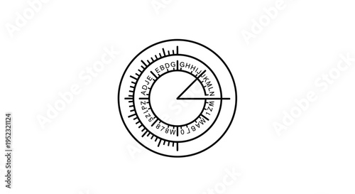 Dial indicator gauge measurement tool.