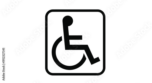 International symbol of accessibility depicting a person in a wheelchair