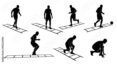 Agility ladder drills for athletes: speed, coordination, and footwork training