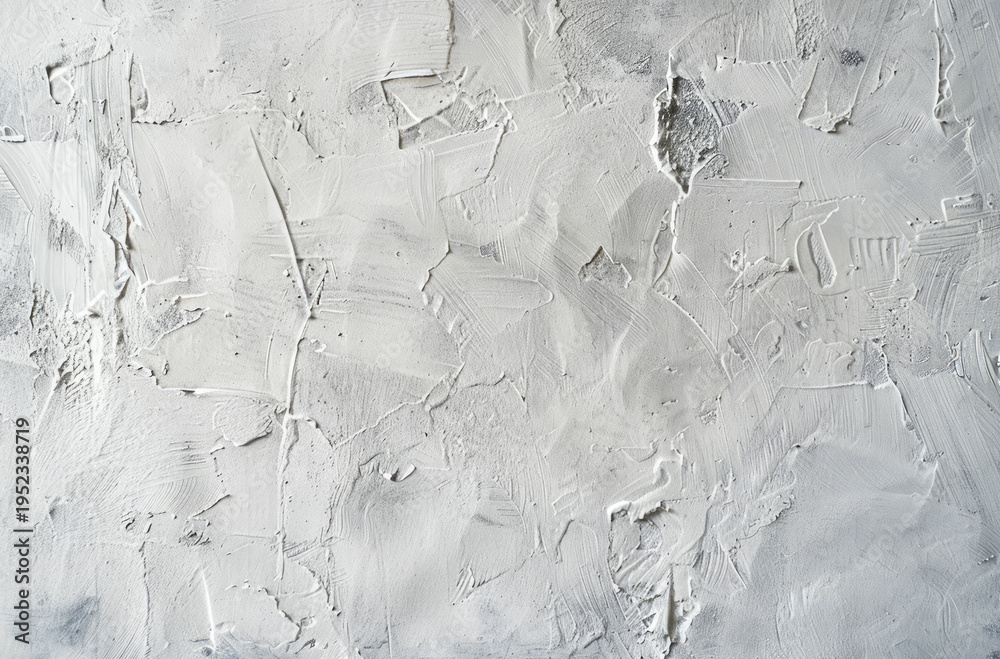Obraz premium Photo of Rough white plaster wall. Background texture for backdrops or mapping