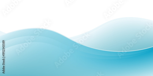 Blue and white business wave banner background. vector ilustration