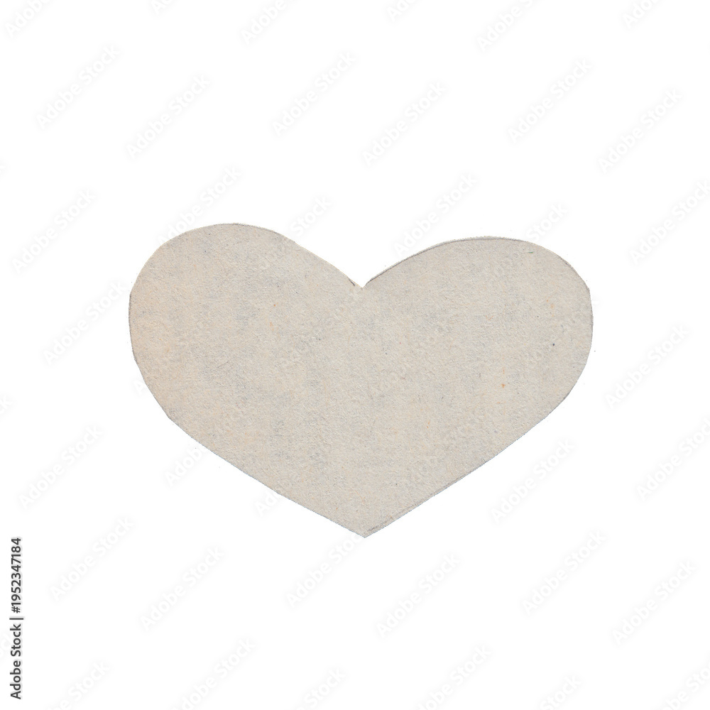 Obraz premium Heart Shaped Cutout from Vintage Book Page