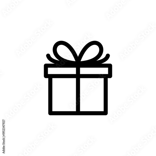 ギフトボックスの販促用ビジネスアイコン（キャンペーン・プレゼント）