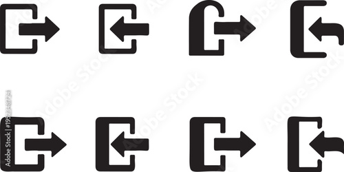 arrow loop refresh repeat icon set navigation pack, circular arrows reload icons minimal design set, refresh repeat arrows navigation icon set pack
