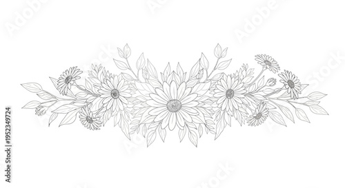 Detailed illustration of floral patterns.