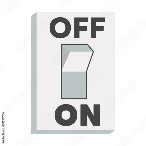 Toggle Switch Showing Off Position