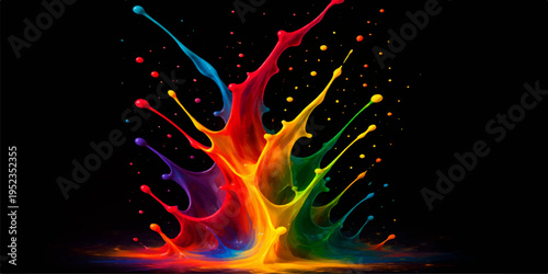 Abstract fractal background featuring a fiery explosion of glowing red and orange flames with smoke texture and motion energy against a black inferno