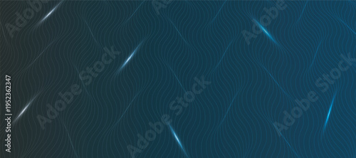 A dark blue background with streaks of light moving across it creating a sense of motion and energy  victor illustration