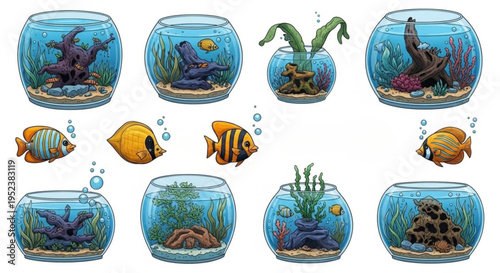 A diverse collection of illustrated bridge designs, showcasing various architectural styles and creative structural forms suitable for graphic projects and visual elements