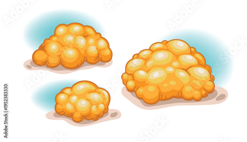 Body Fat Cells Adipose Tissue Illustration