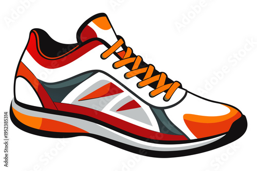 sport shoes isolated on white background