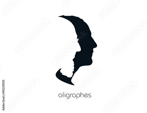 vector silhouette of a horse