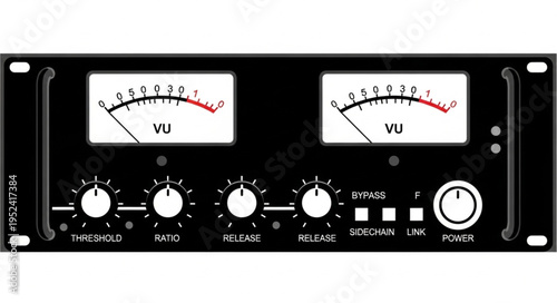 Vintage Audio Compressor - A Classic Sound Processing Unit.