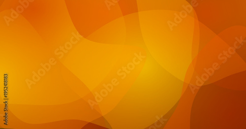 Warm abstract backdrop with overlapping orange and yellow fluid forms