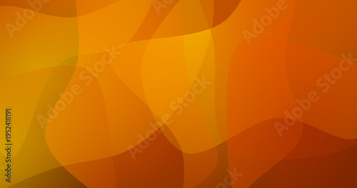 Vibrant orange and yellow abstract background with flowing soft shapes