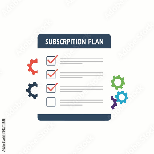 Subscription Plan Pricing Table Flat Vector for Presentation, Website UI, and Infographic