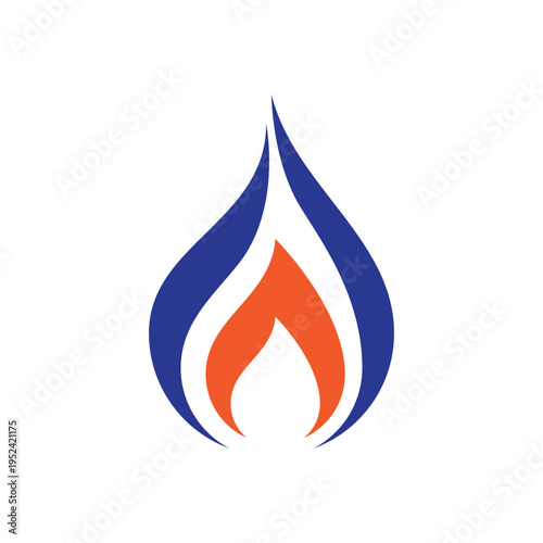Oil, gas and energy logo concept