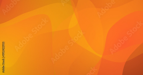 Abstract flowing orange shapes background with soft light and gradient.