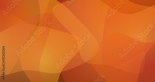 Abstract orange flowing organic shapes smooth overlay background warm color