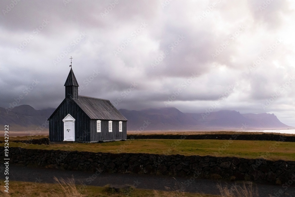 Fototapeta premium church on the hill