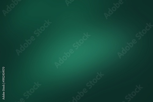 Abstract Dark Green Gradient Blur Background