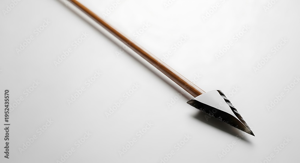 Naklejka premium A sleek and modern black and red pen with a fine tip resting on a white surface.